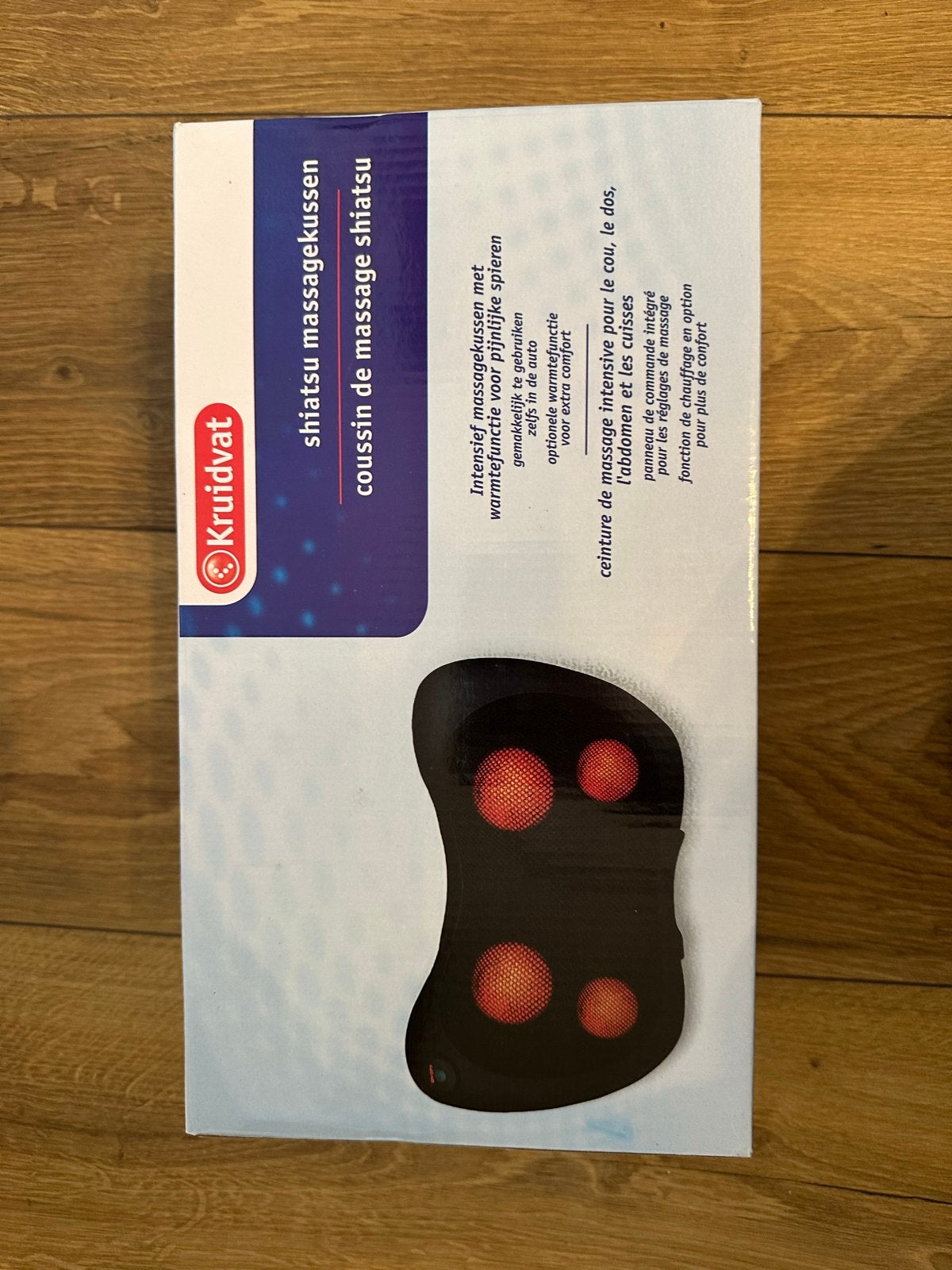 Shiatsu massagekussen met warmtefunctie van Kruidvat, Ophalen, Zo goed als nieuw, Massagestoel of Kussen