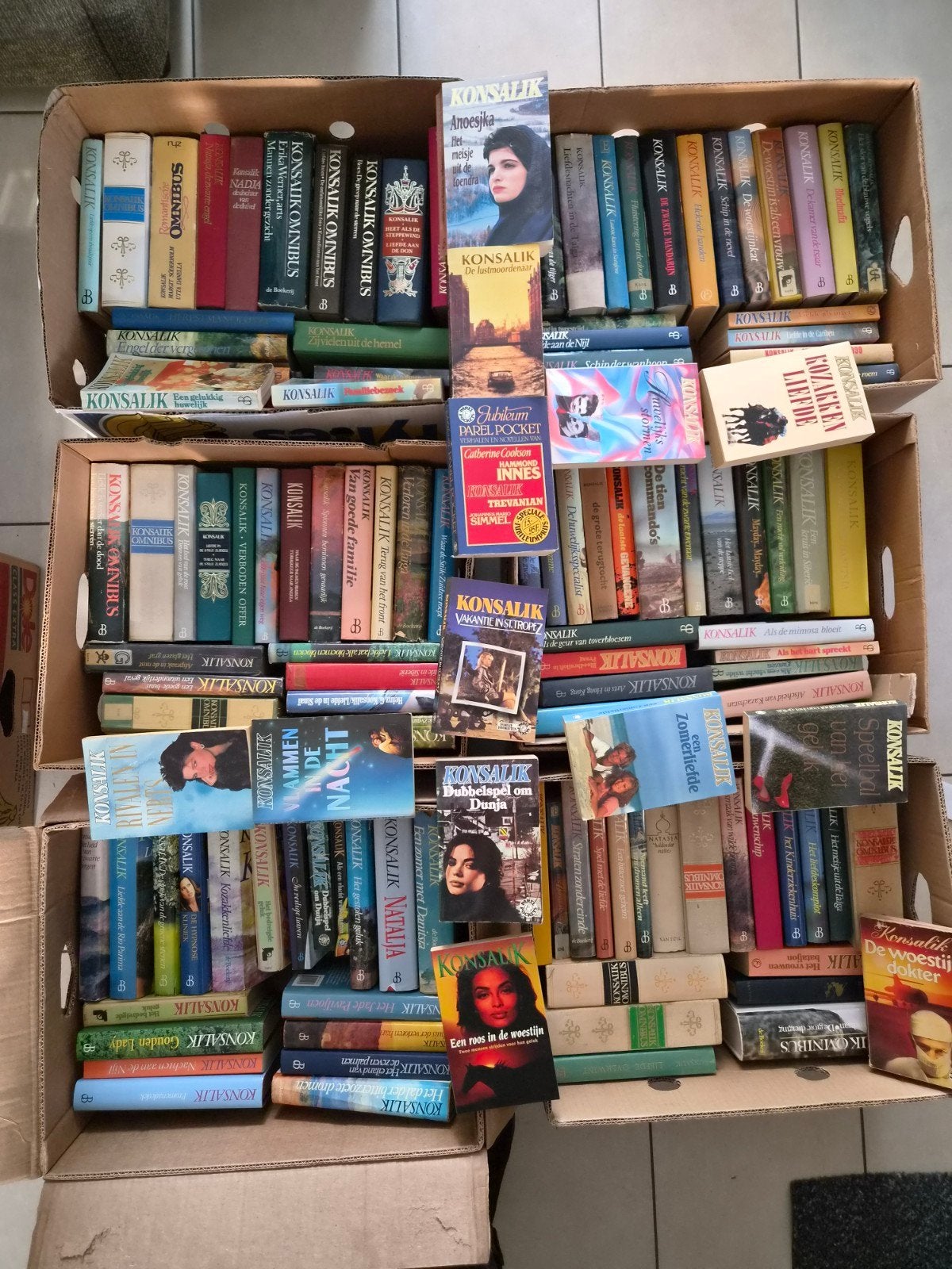 Grote collectie Konsalik boeken - Diverse titels, Boeken, Ophalen, Gelezen, Heinz G. Konsalik