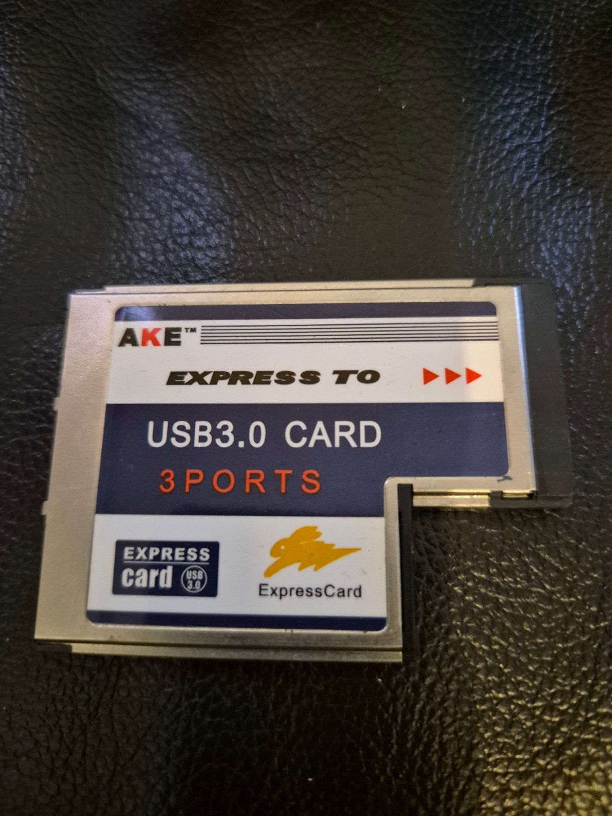 AKE ExpressCard naar USB 3.0 Adapter met 3 Poorten, Ophalen of Verzenden, Zo goed als nieuw
