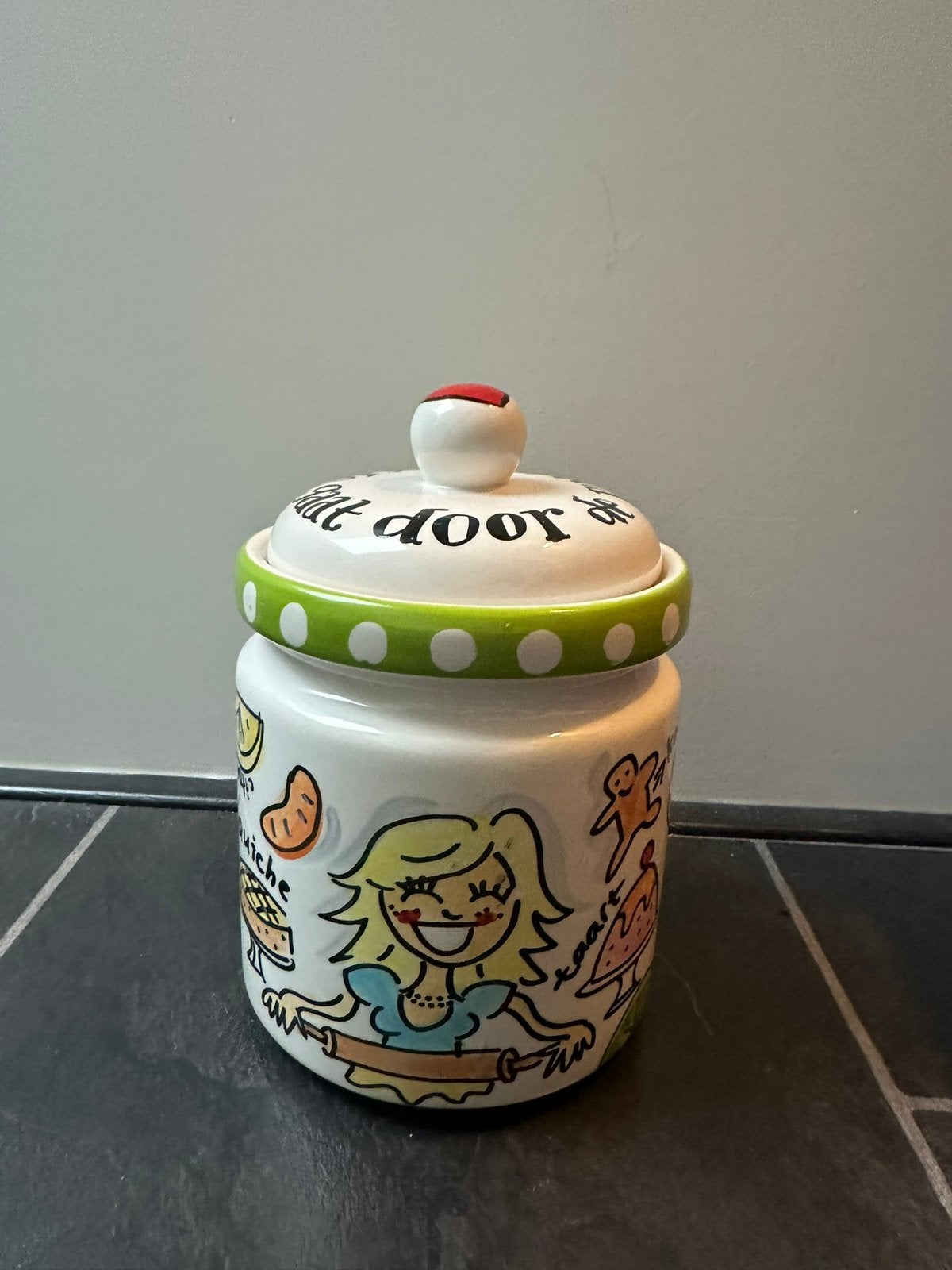 Blond Amsterdam voorraadpot, Ophalen of Verzenden, Zo goed als nieuw, Overige materialen, Pot, Bus of Blik
