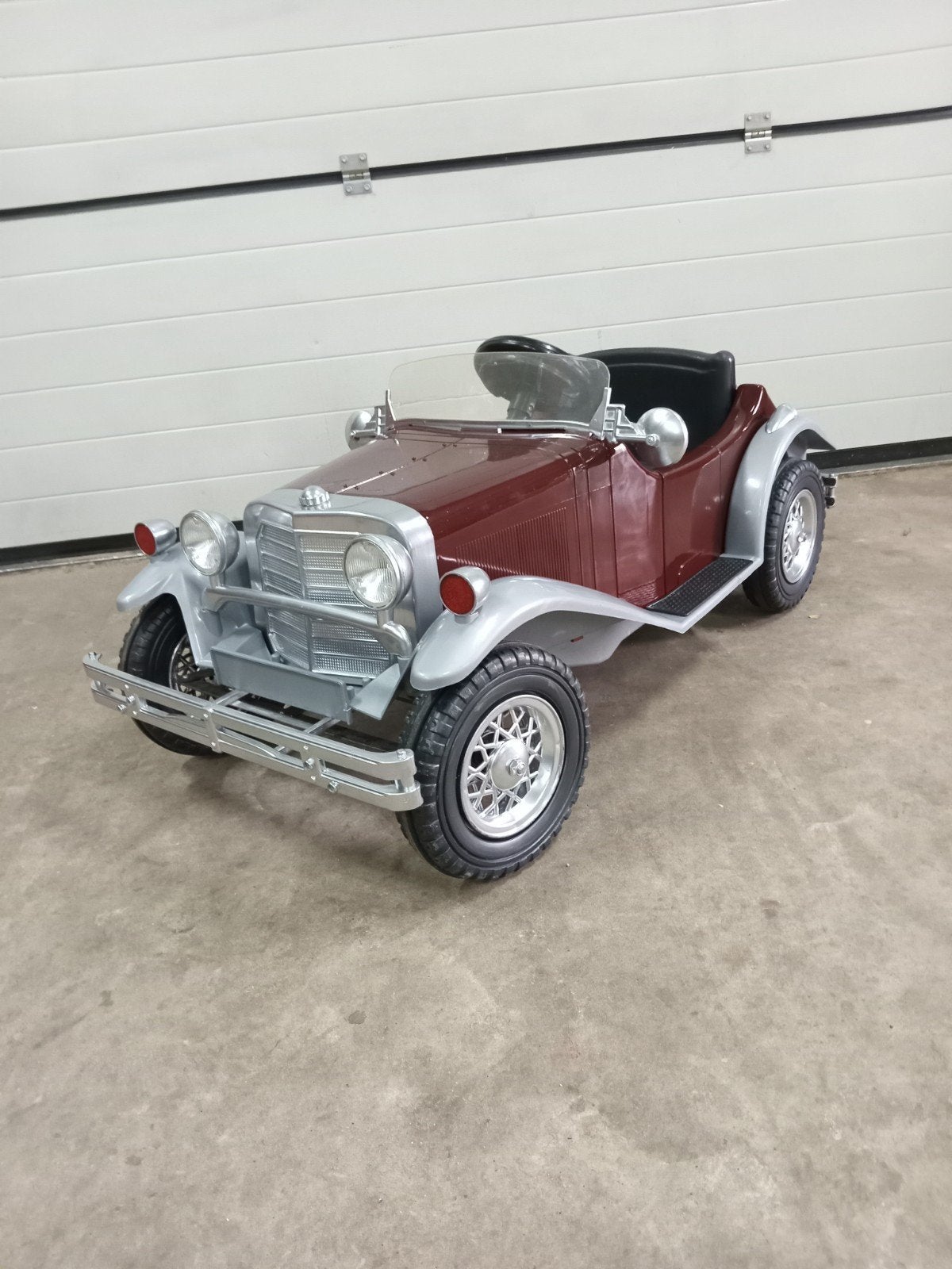 Elektrische Kinderauto - Mercedes Jaren '40/'50 Stijl, Ophalen of Verzenden, Gebruikt
