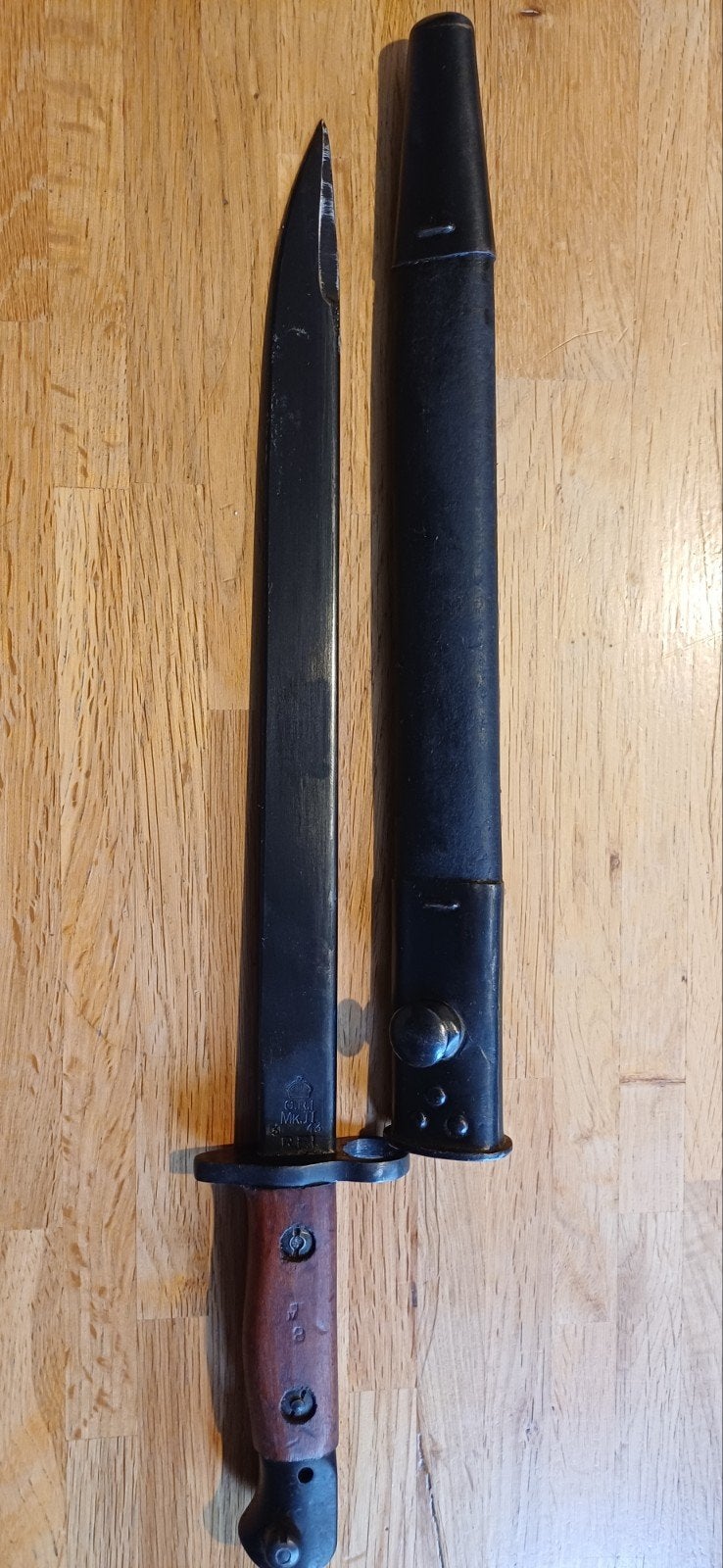 Wo2 SMLE bajonet 1943, Ophalen of Verzenden, Mes of Dolk