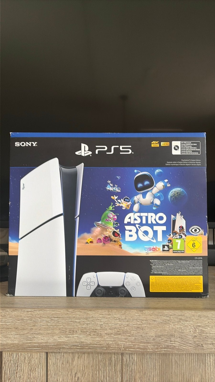 Sony PlayStation 5 Digital Edition met Astro Bot (1TB), Ophalen, 1 speler, Nieuw, Platform