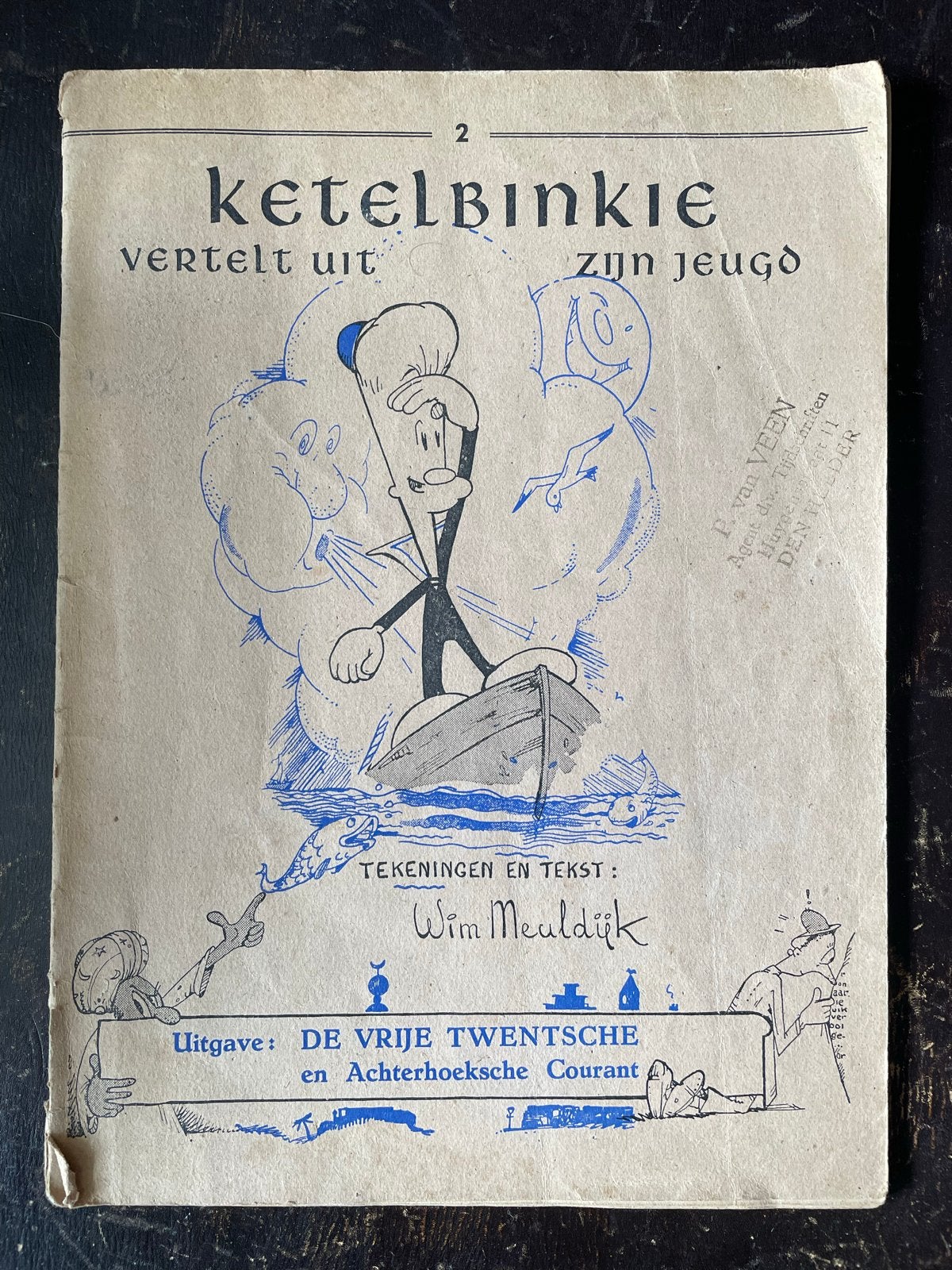 Ketelbinkie vertelt uit zijn jeugd - Deel 2 (Wim Meuldijk), Boeken, Stripboeken, Eén stripboek, Ophalen of Verzenden, Gelezen