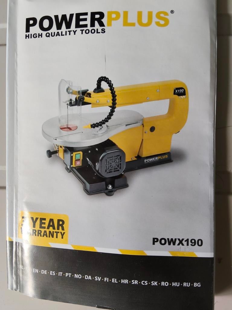 Powerplus X190 Figuurzaag - Zo goed als nieuw, Ophalen of Verzenden