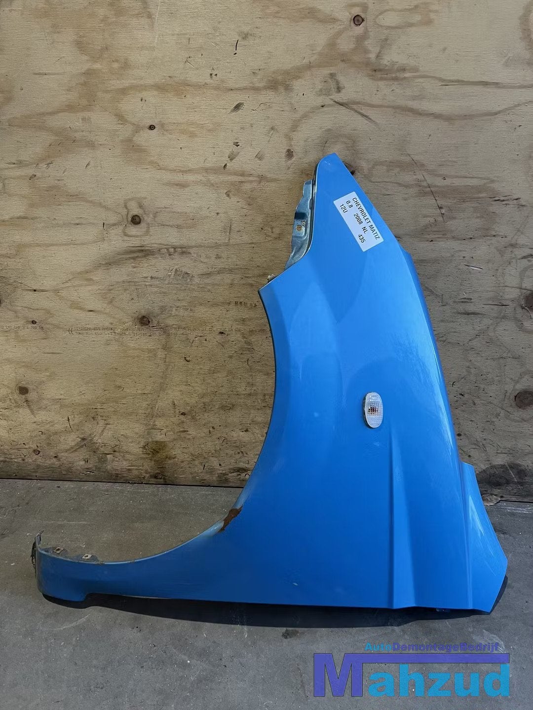 CHEVROLET MATIZ Blauw 12U Links voorscherm zijscherm 2005+, Gebruikt, Info@gm.com, Chevrolet, Voor