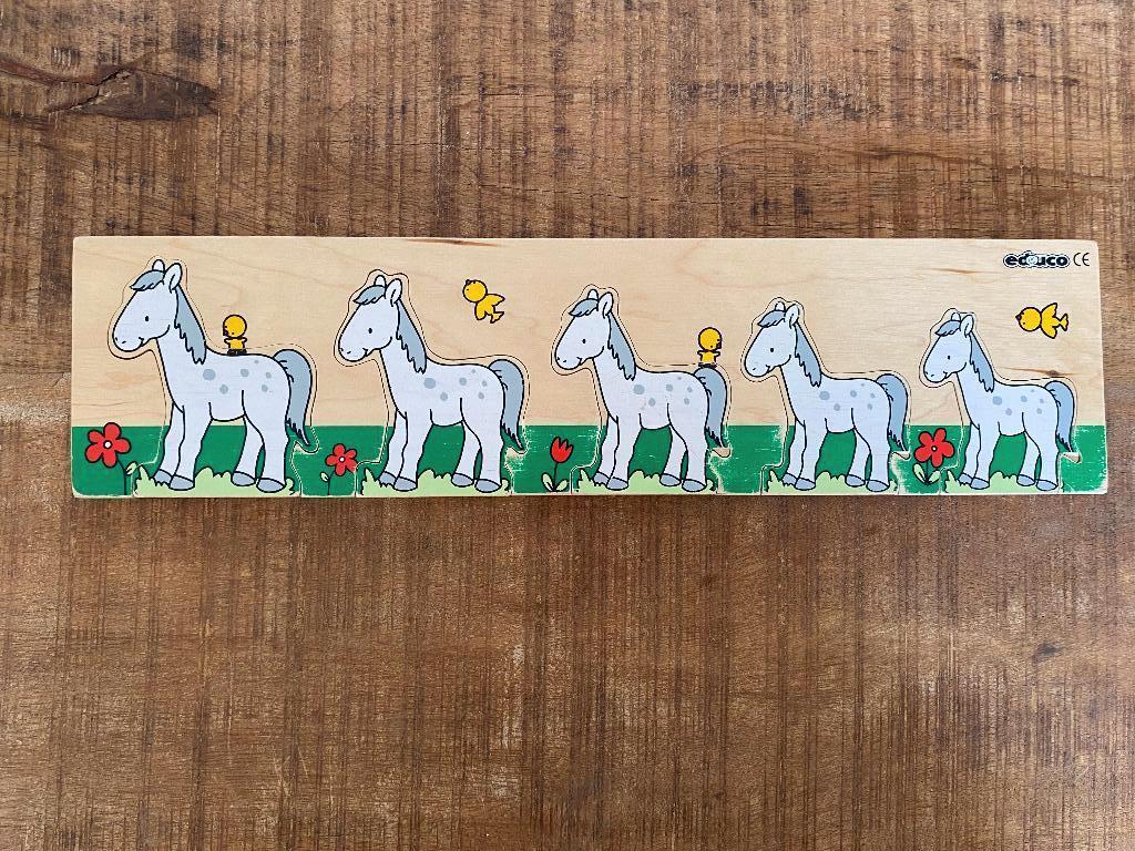 Educo puzzel, Kinderen en Baby's, Speelgoed | Houten speelgoed, Ophalen of Verzenden, Gebruikt