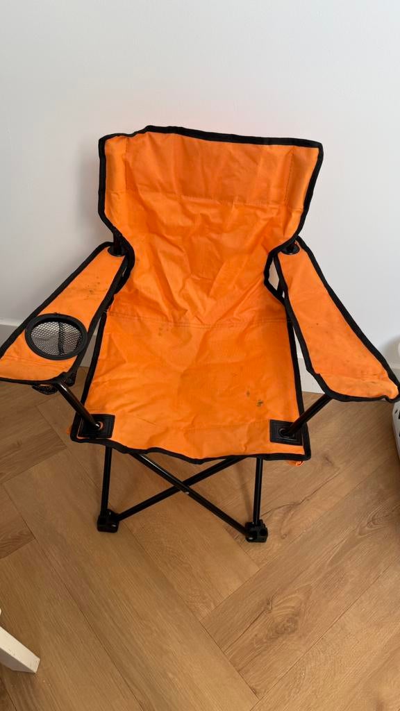 Kinder camping stoeltje, Caravans en Kamperen, Kampeermeubelen, Ophalen, Zo goed als nieuw, Campingstoel