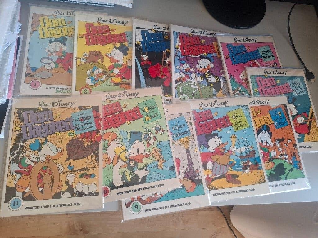 De Beste verhalen van Oom Dagobert album 1 tot en met 30, Gelezen, Carl Barks, Ophalen of Verzenden, Meerdere stripboeken