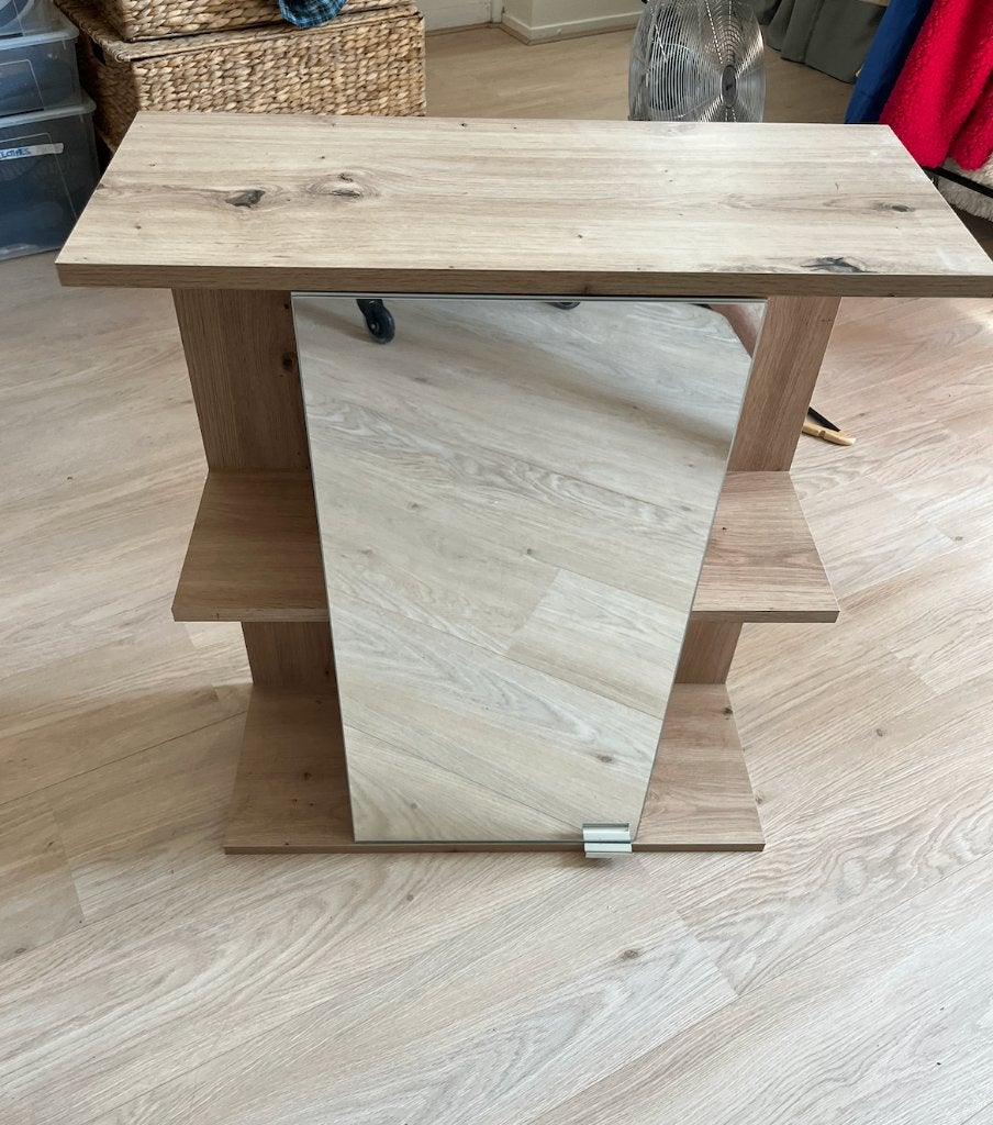 Badkamer/spiegelkast, Ophalen, 50 tot 100 cm, Minder dan 25 cm, Minder dan 100 cm