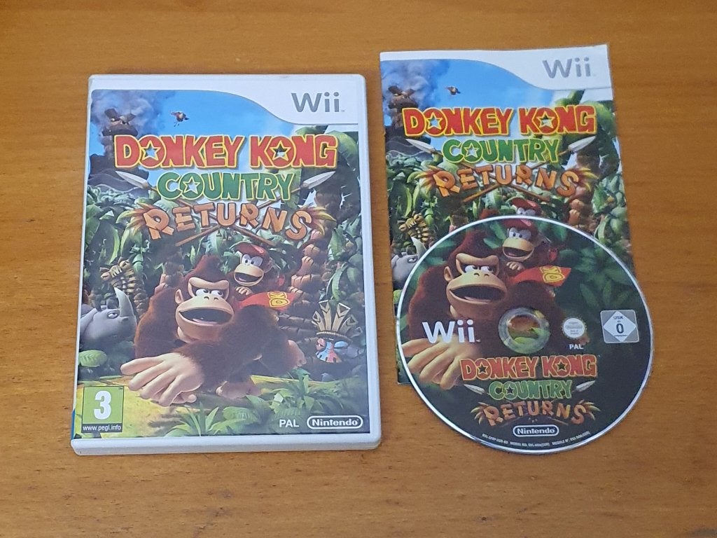 Wii | Donkey Kong Country Returns, Spelcomputers en Games, Games | Nintendo Wii, Avontuur en Actie, Gebruikt, 2 spelers, Ophalen of Verzenden