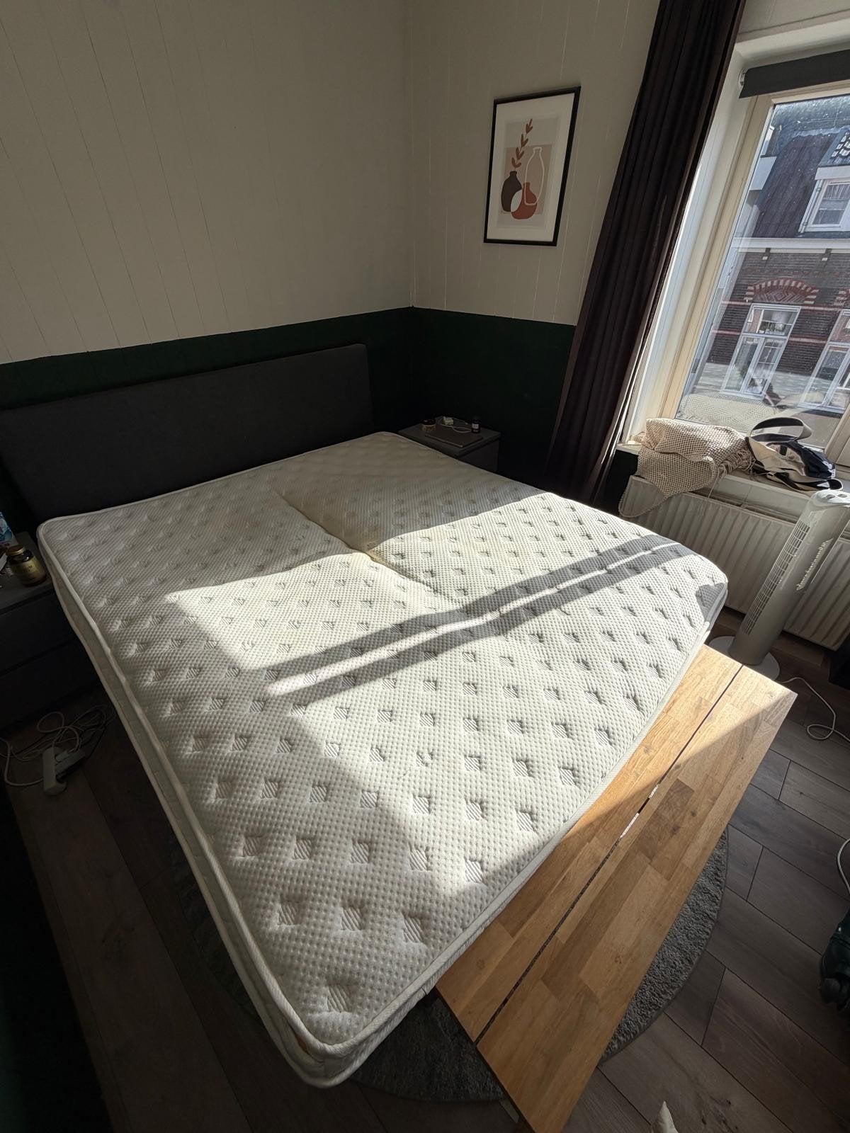 Tweepersoons boxspring, Ophalen, Gebruikt, Tweepersoons, 180 cm