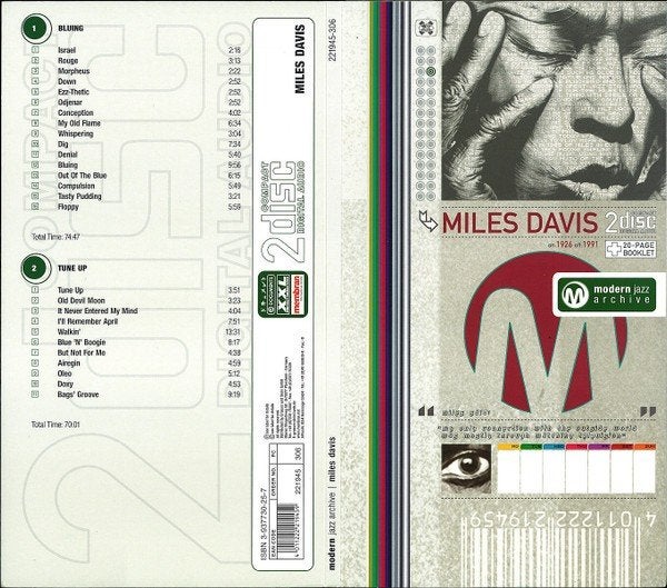 Miles Davis - Modern Jazz Archive (2CD), Ophalen of Verzenden, Inclusief boekje, Verzamelalbum, Nieuw in verpakking