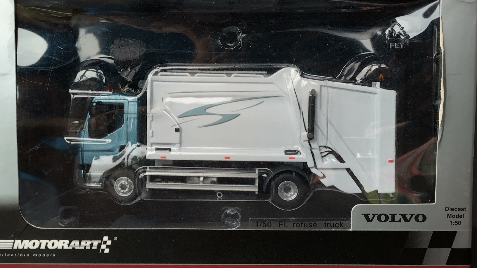 Volvo FL vuilniswagen 1:50 Motorart Pol, Hobby en Vrije tijd, Overige merken, ., Ophalen of Verzenden, Zo goed als nieuw