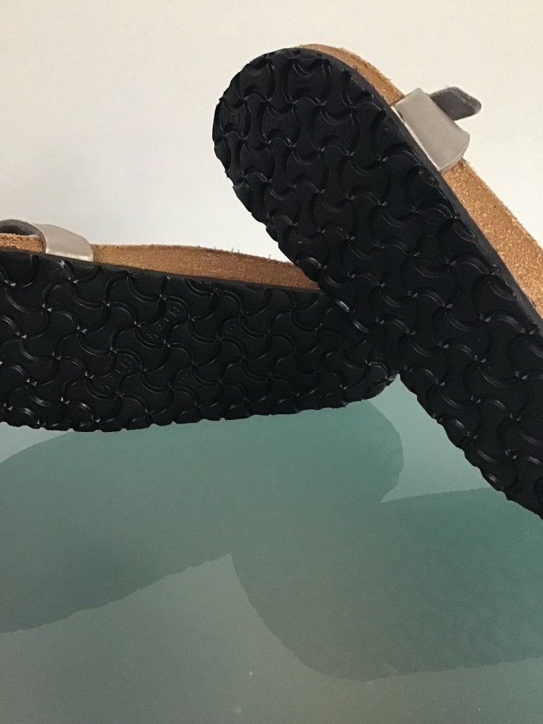 Birkenstock Piazza 38 | slippers | Gratis verzenden, Kleding | Dames, Schoenen, Slippers, Overige kleuren, Verzenden, Zo goed als nieuw