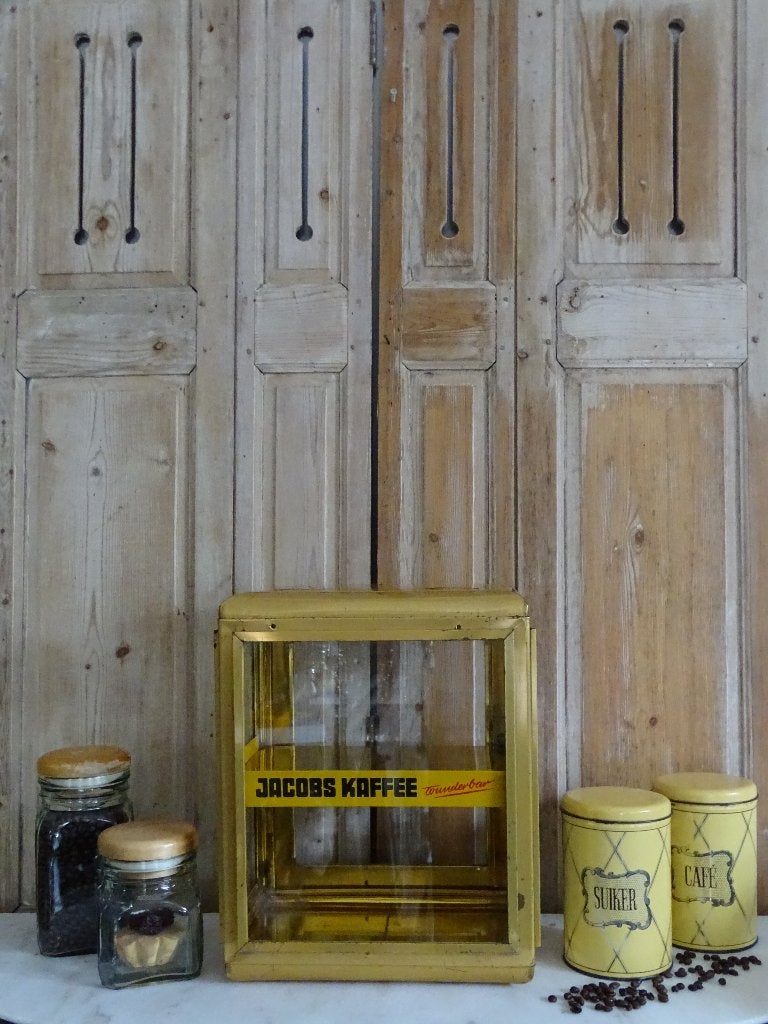 Oud vitrine kastje van Jacobs kaffee, Ophalen of Verzenden