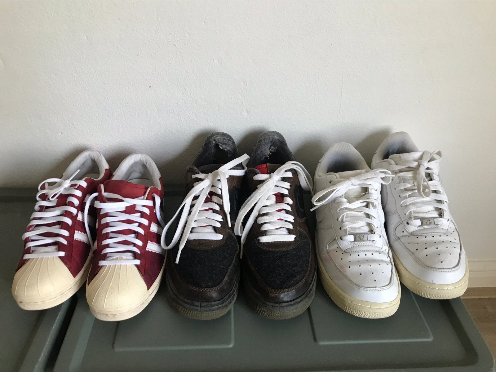 Nike airforce air 42 40 adidas superstar 40 rood puma asics, Ophalen of Verzenden