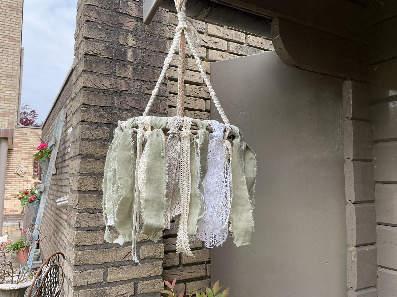 Ibiza Boho Lampion Hangers met Solar Lampjes, Ophalen of Verzenden, Nieuw