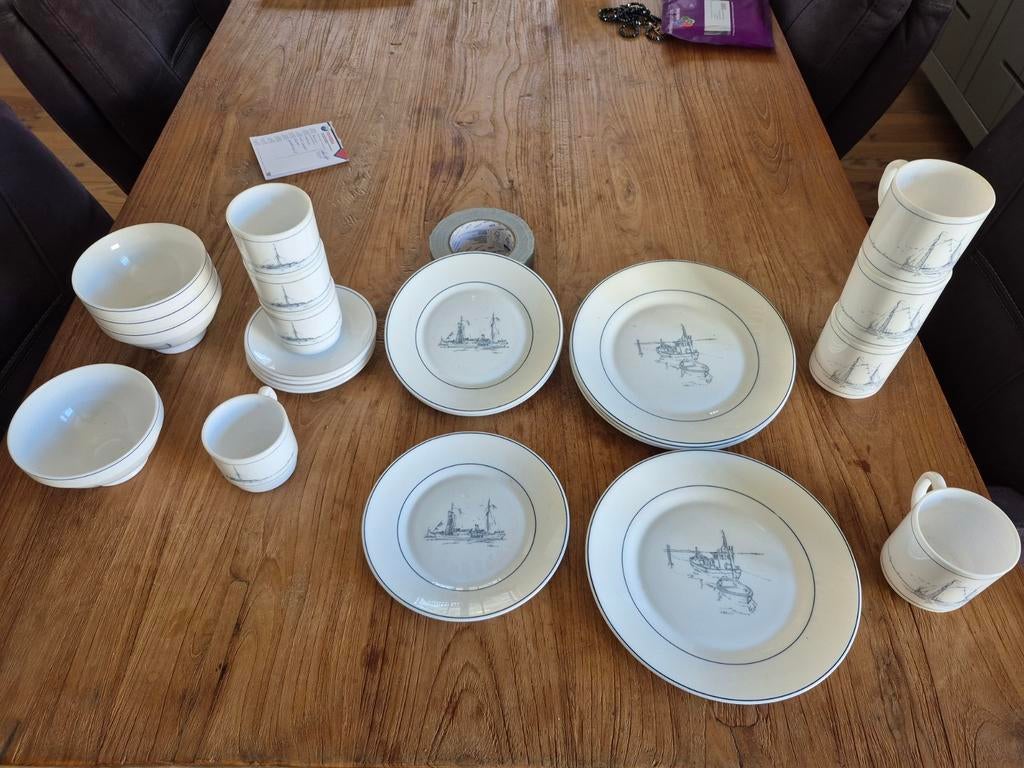 Aardewerk servies, Ophalen