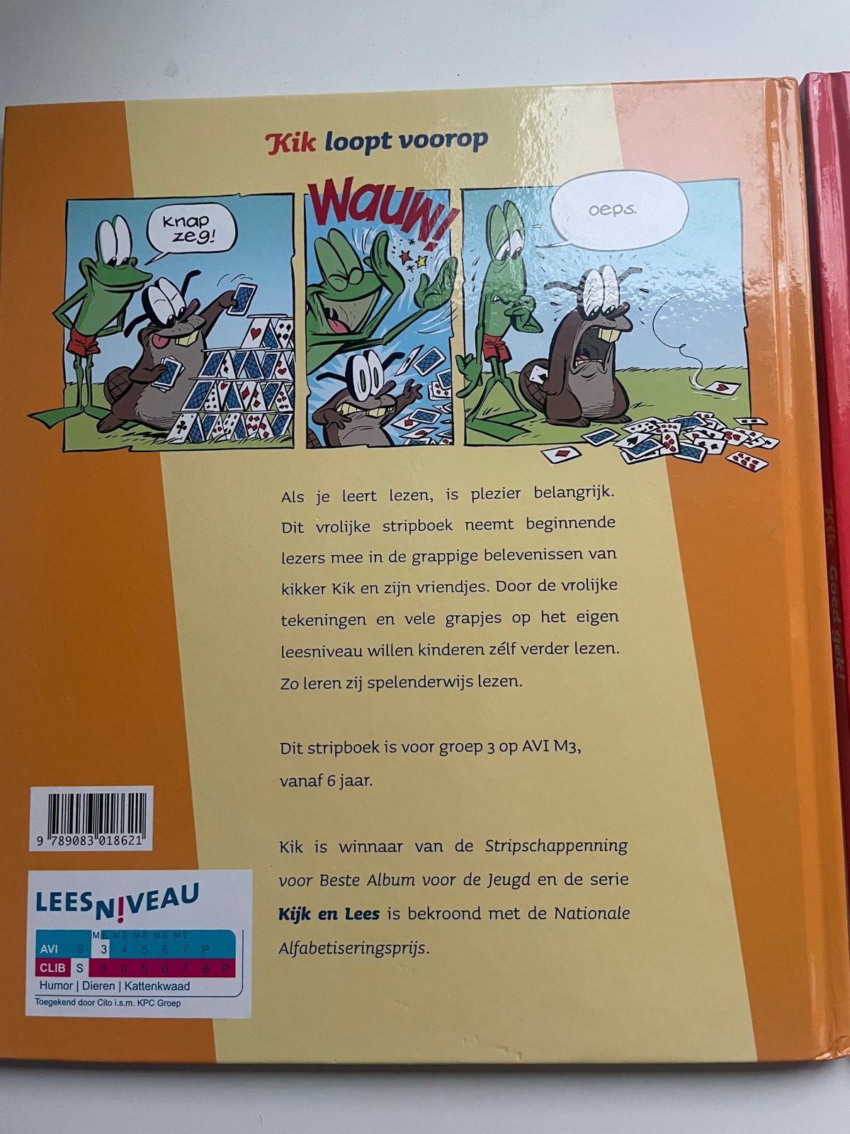 Kik stripboeken: Kik loopt voorop & Kik goed gek!, Ophalen of Verzenden, Zo goed als nieuw, Fictie algemeen