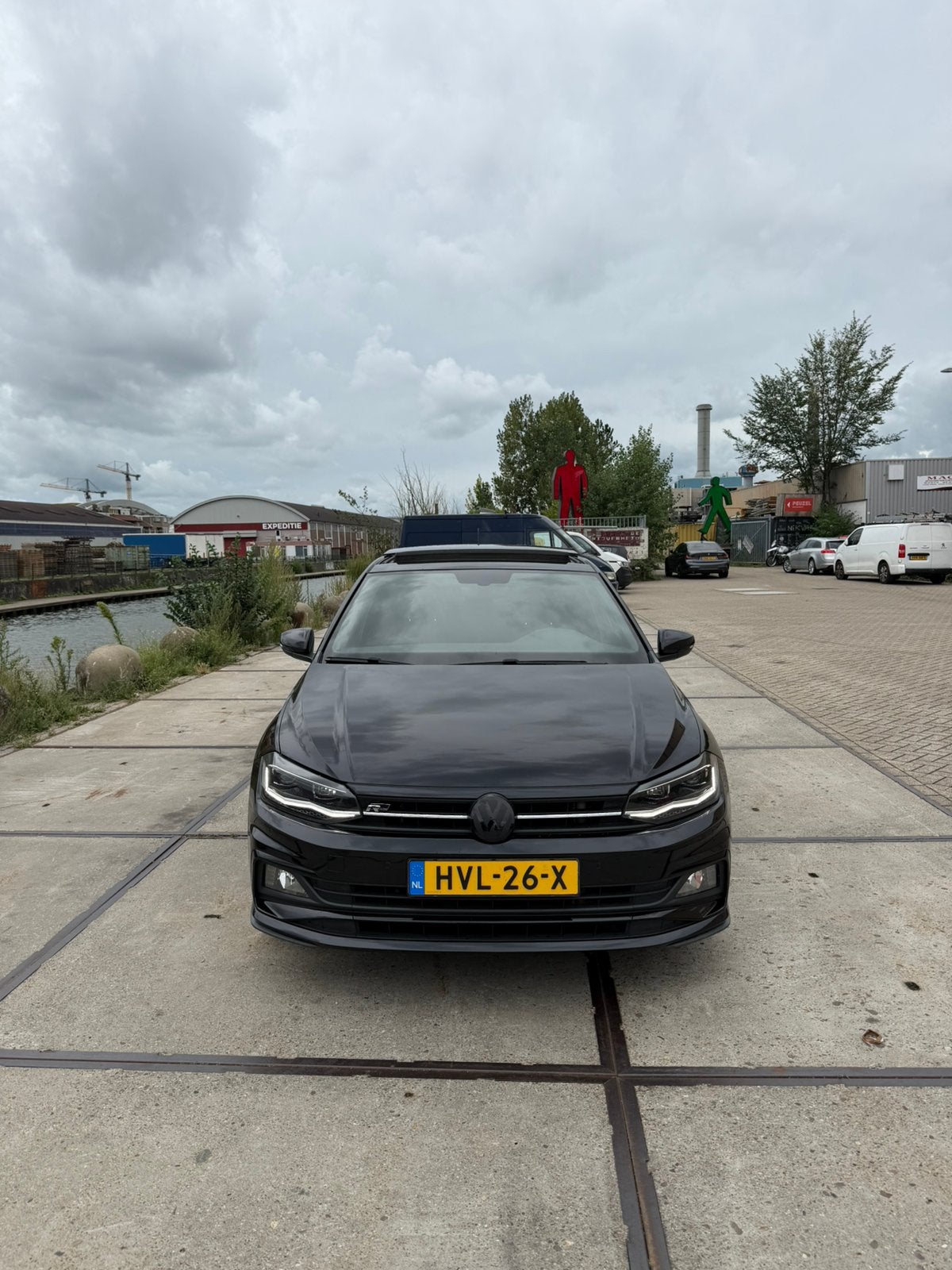 Volkswagen Polo 1.0 3 x R-Line DSG | Pano | Camera | ACC, Auto's, 1095 kg, Alcantara, Zwart, 3 cilinders
