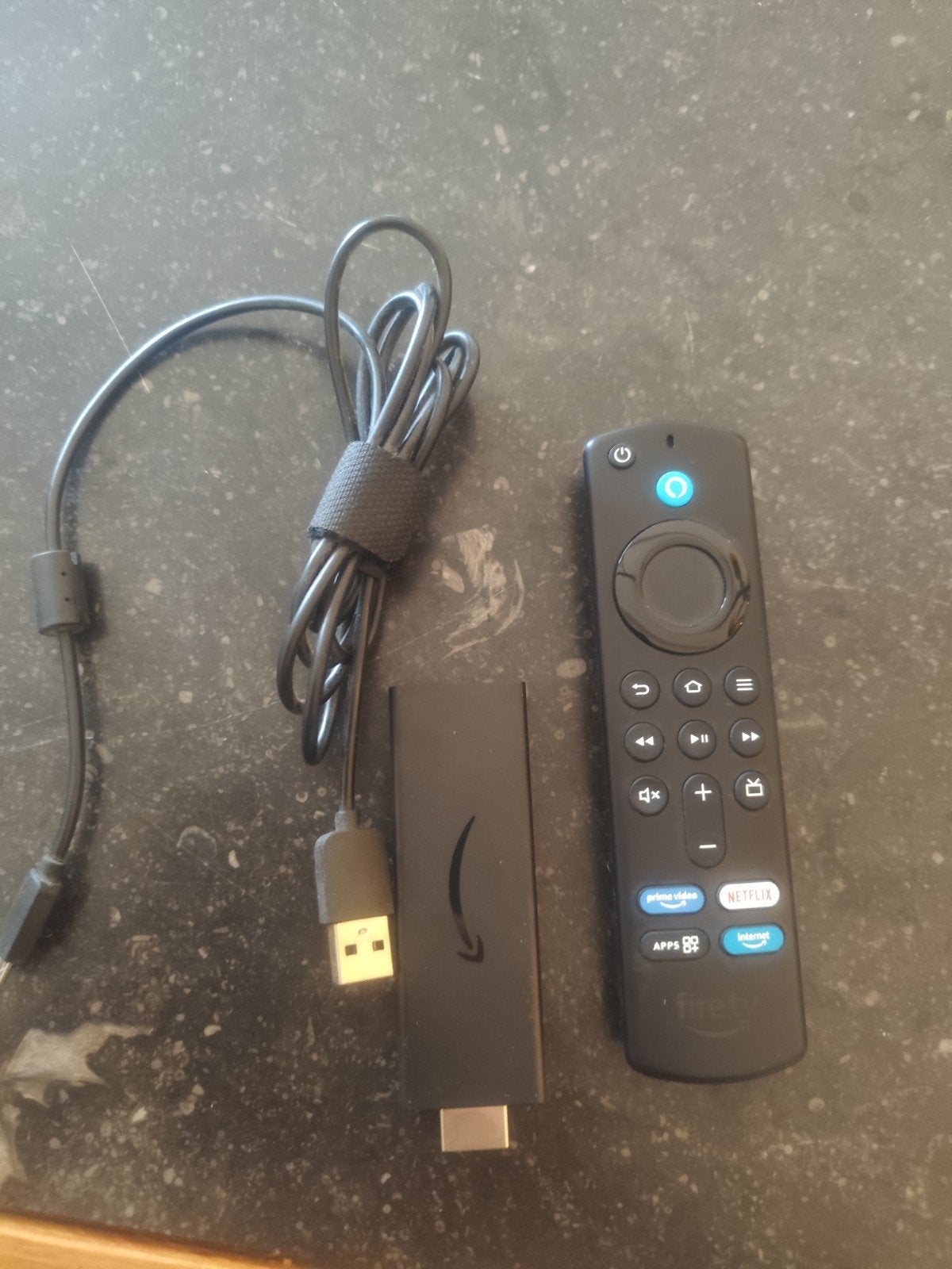 Amazon Fire TV Stick met afstandsbediening en kabel, Audio, Tv en Foto, Ophalen of Verzenden