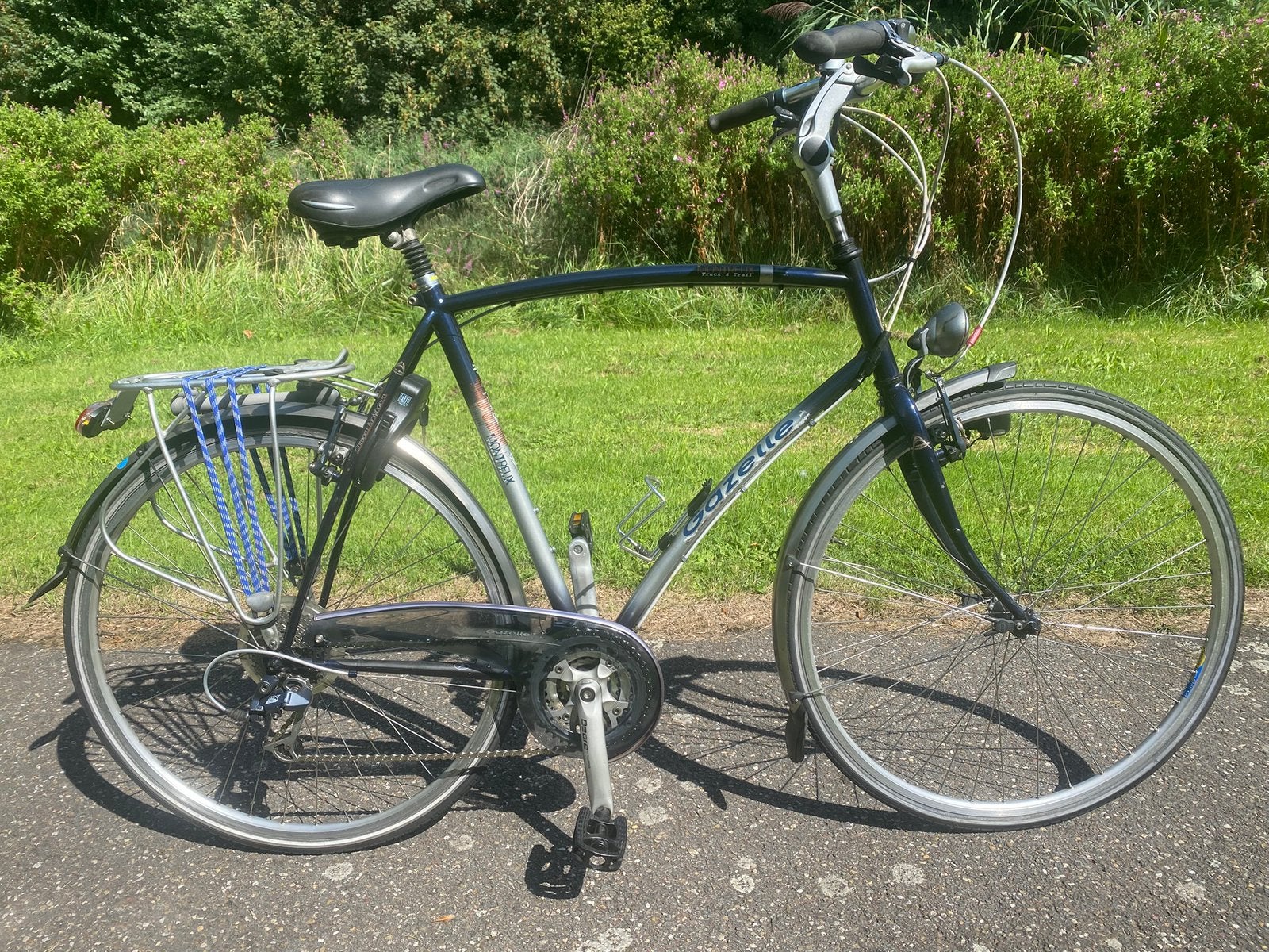GAZELLE MONTREUX TRACK&TRAIL GROTE FRAMEMAAT !,,,,,, Ophalen, 28 inch, Velgrem, Zo goed als nieuw