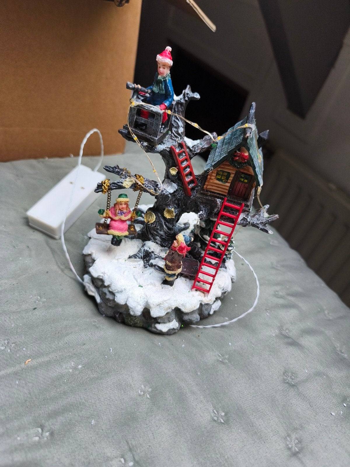 decoratie kerstdorp, Ophalen of Verzenden, Gebruikt