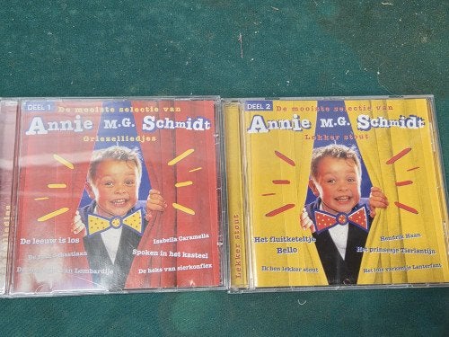 cd 2x annie m.g. schmidt, lekker stout en griezelige liedjes, Ophalen of Verzenden