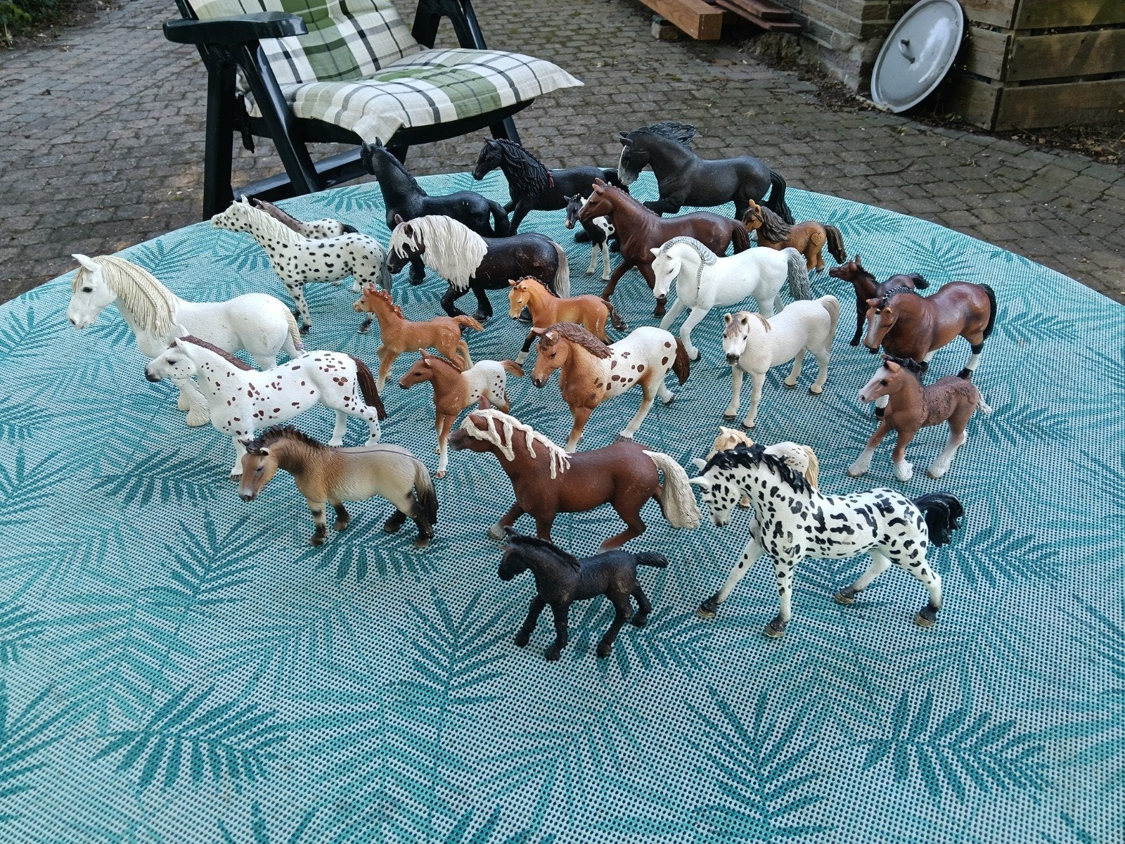 Schleich paarden 25 stuks, Verzamelen, Speelgoed, Ophalen of Verzenden, Gebruikt