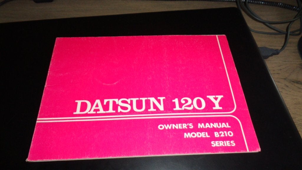 Instructieboekje DATSUN 120Y model B210  ,  6-1975, Verzenden, Gelezen, Overige merken