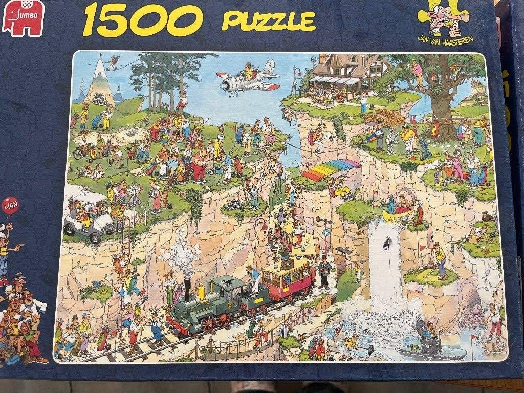 Jan van Haasteren puzzels 1500 stukjes, Ophalen, 500 t/m 1500 stukjes, Gebruikt, Legpuzzel