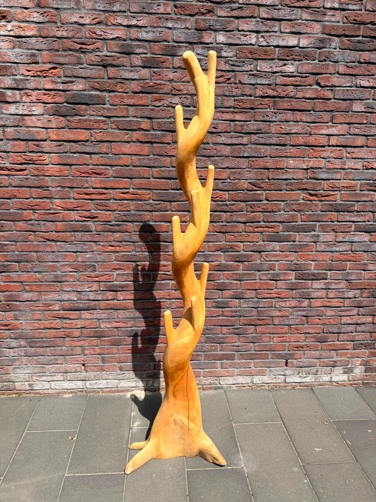 Boomstam-kapstok, Huis en Inrichting, Woonaccessoires | Kapstokken, Ophalen, Zo goed als nieuw, Staande kapstok, 150 tot 200 cm