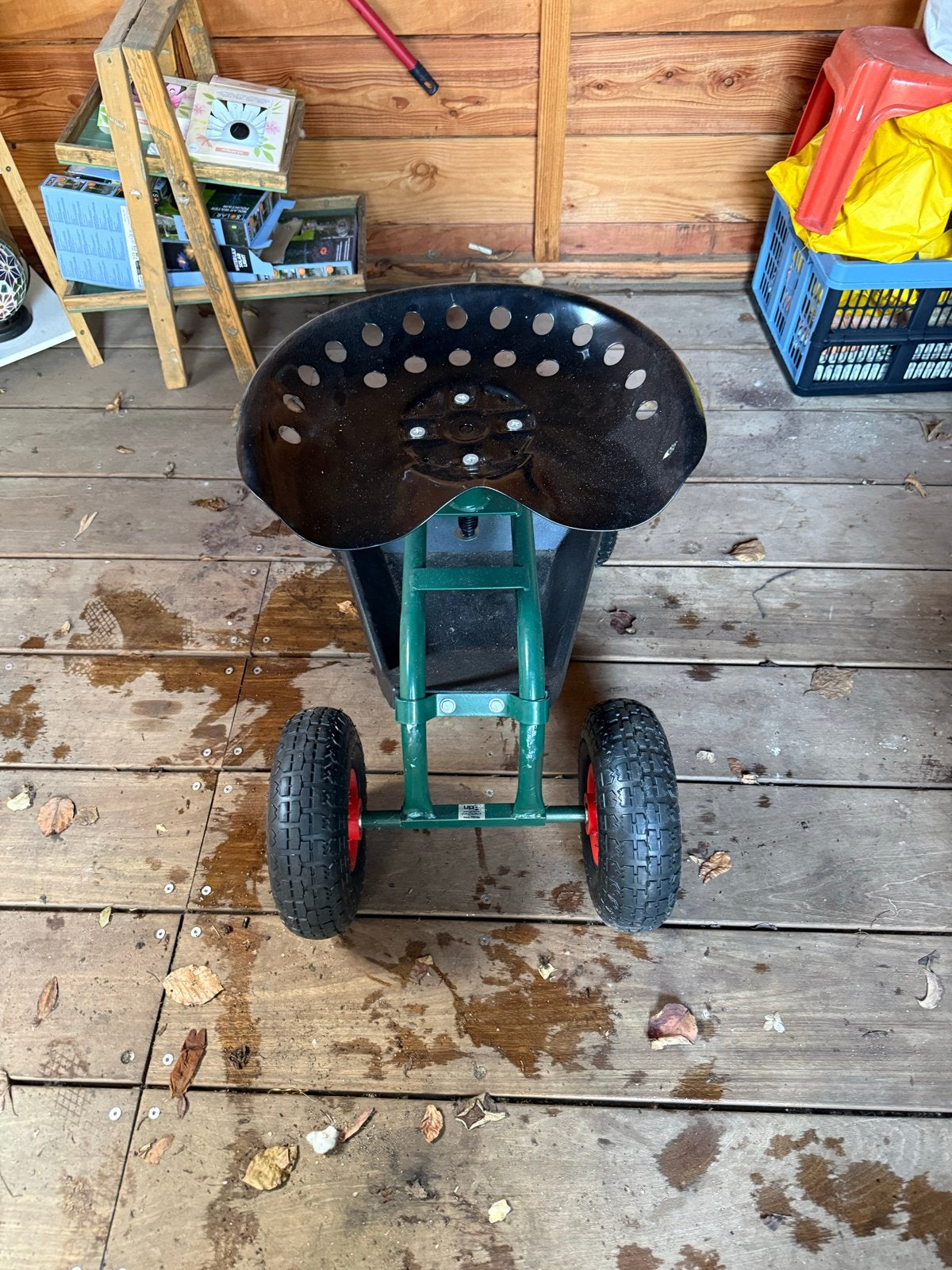 UPP Tuinkar met zitje - Handige hulp voor de tuin, Ophalen, Gebruikt