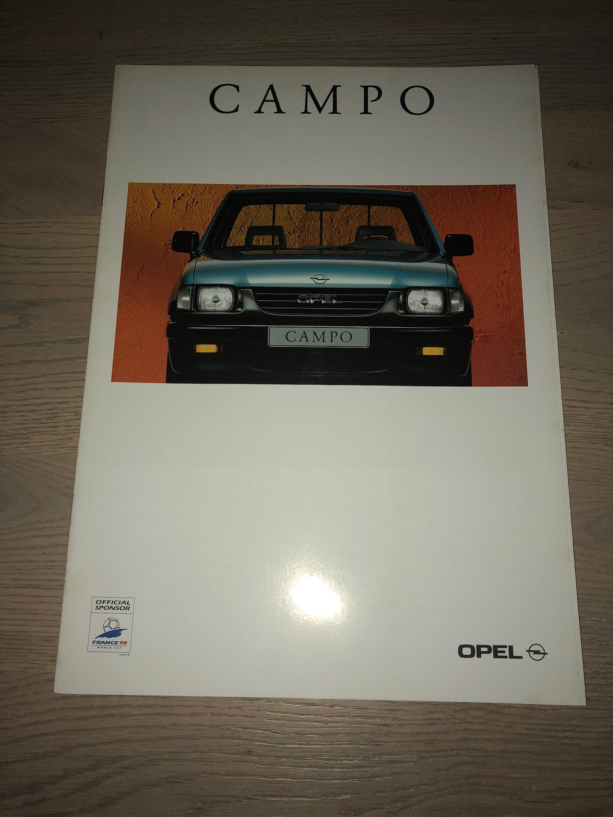 Folder Opel Campo 1998, Ophalen of Verzenden, Zo goed als nieuw