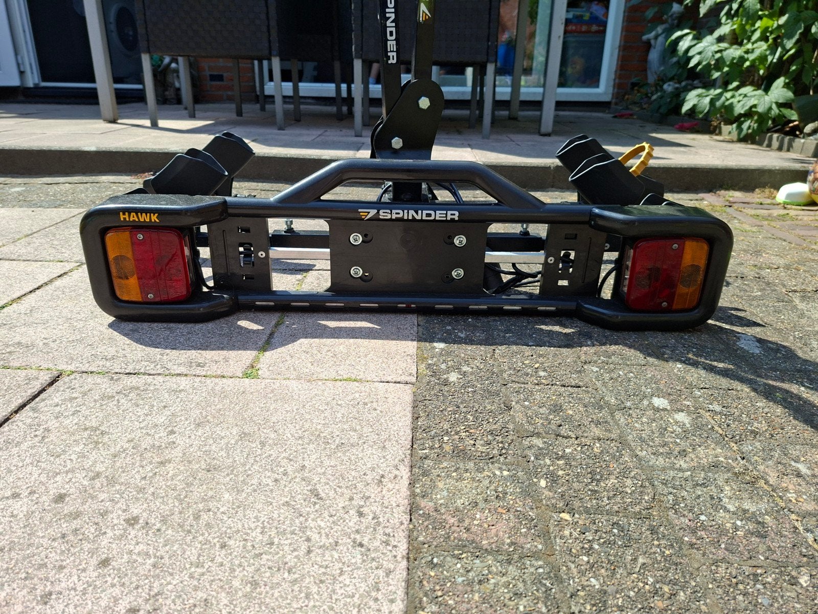 Spinder Hawk fietsendrager voor 2 fietsen - nette staat, Auto diversen, Fietsendragers, Zo goed als nieuw, Trekhaakdrager, 2 fietsen