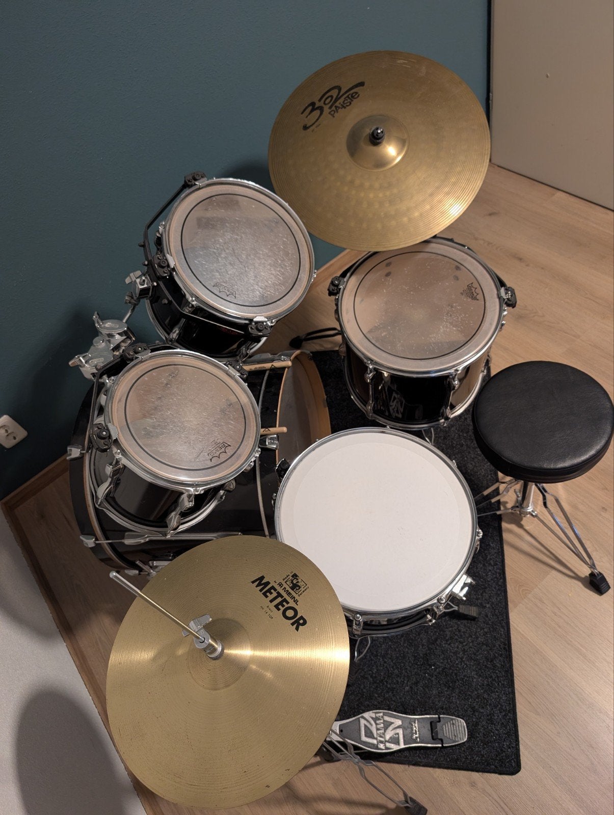 Tama Rockstar drumstel zwart, Ophalen, Gebruikt, Overige merken