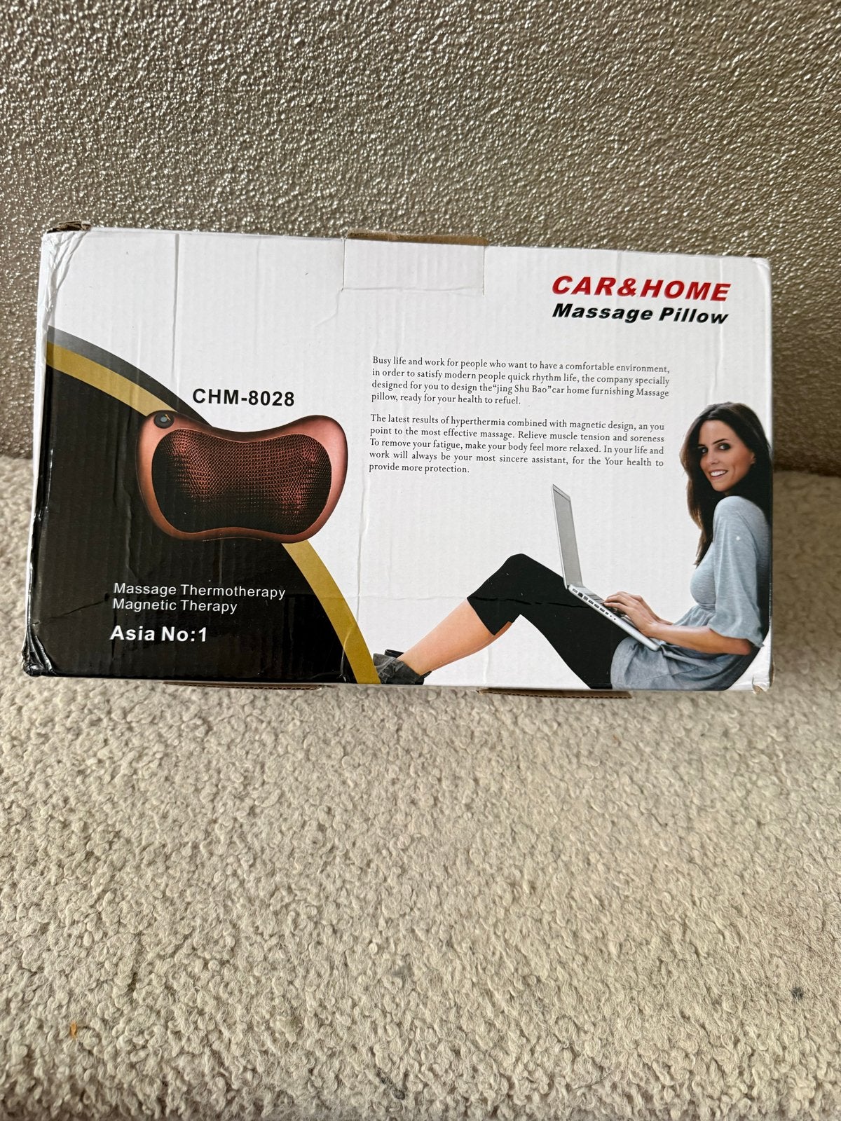 CAR&HOME Massage Kussen met Thermotherapie, Ophalen of Verzenden, Nieuw, Massagestoel of Kussen