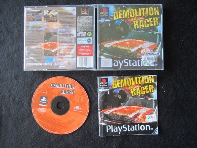 Demolition Racer PS1 Playstation 1, Spelcomputers en Games, Racen en Vliegen, 2 spelers, Ophalen of Verzenden, Zo goed als nieuw