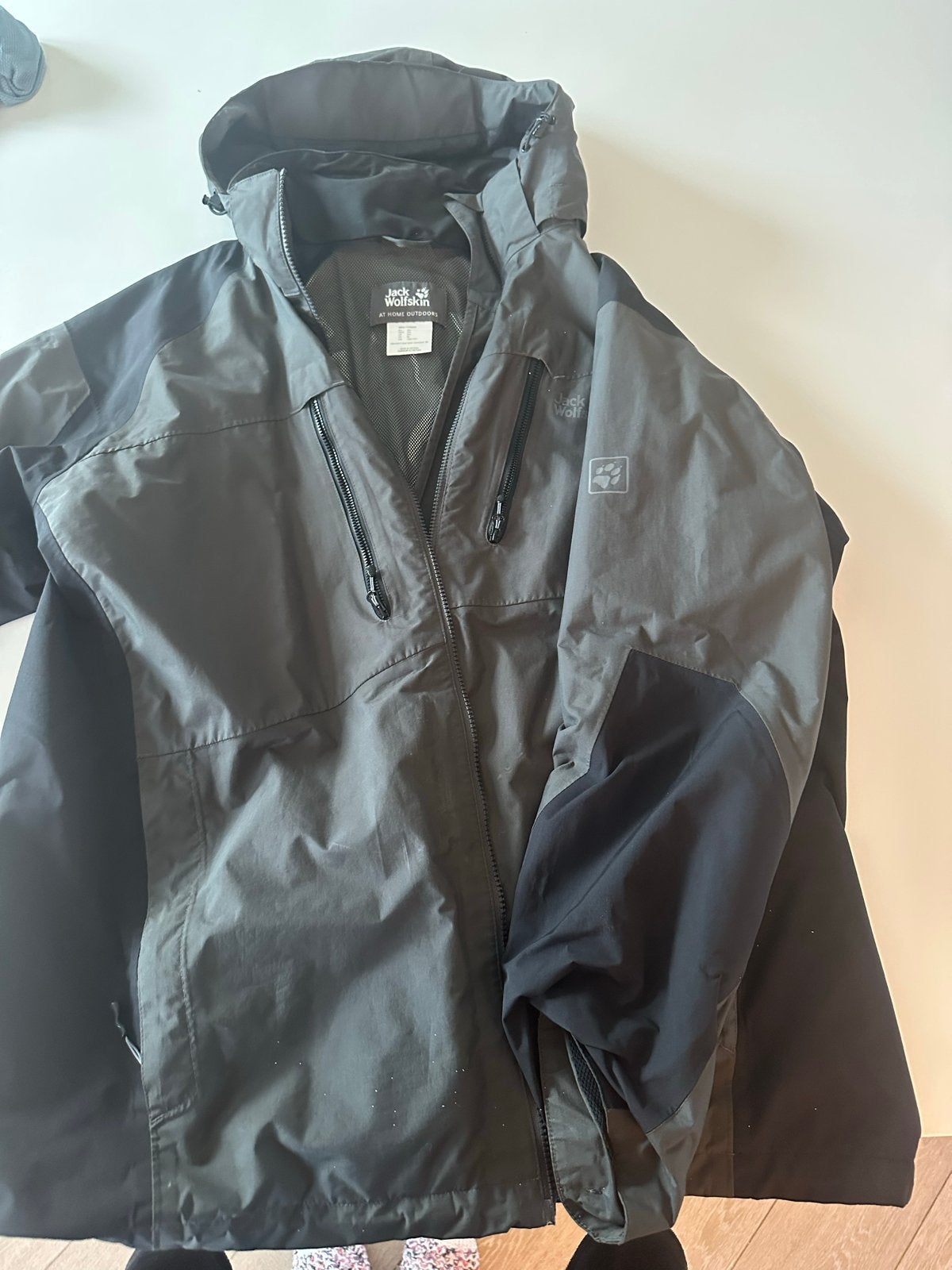 Jack Wolfskin Heren Outdoor Jas - Maat 3XL, Ophalen of Verzenden, Zo goed als nieuw, Overige maten, Grijs