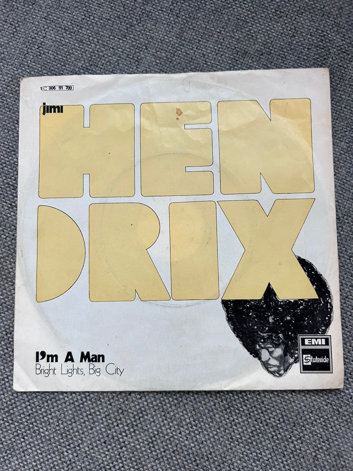 Jimi Hendrix I’m A Man, Cd's en Dvd's, Ophalen of Verzenden, Zo goed als nieuw, 7 inch, Jazz en Blues