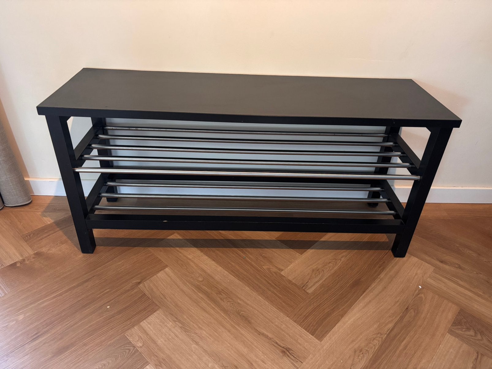 Ikea tjusig bank met schoenenrek, Huis en Inrichting, Kasten | Schoenenrekken, Ophalen, Gebruikt