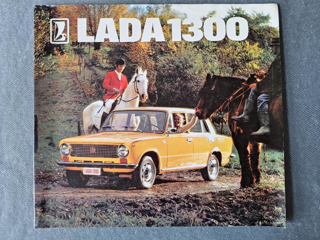 Brochure LADA 1300 - Belgie, Verzenden, Gelezen, Overige merken