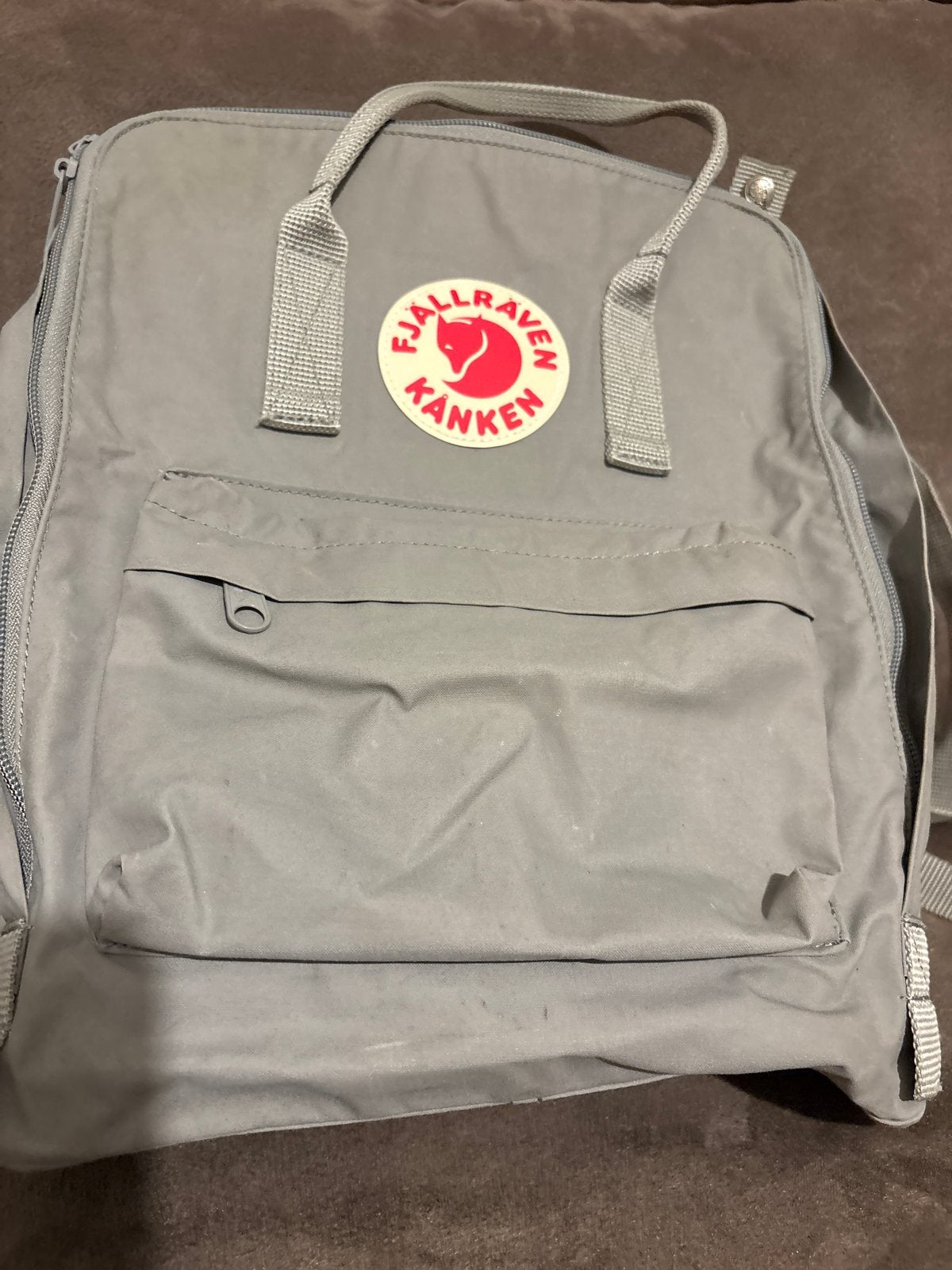 Fjällräven Kanken rugzak - Grijs, Sieraden, Tassen en Uiterlijk, Tassen | Rugtassen, Overige merken, Gebruikt, 25 tot 40 cm, Ophalen of Verzenden