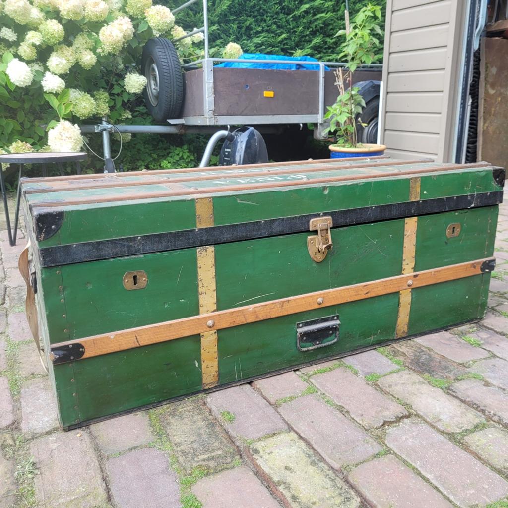 Oude kist, Ophalen, Minder dan 50 cm, Gebruikt, 50 tot 100 cm