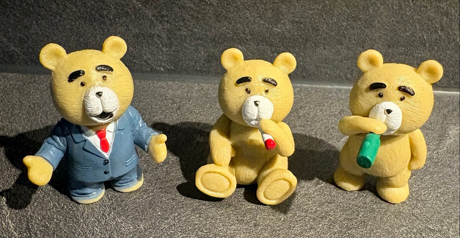 TED poppetjes - Set van 3 unieke figuren, Verzenden, Gebruikt