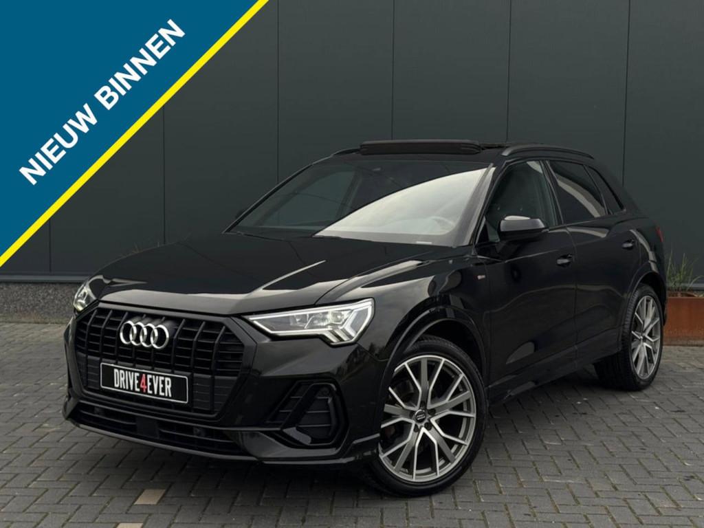 Audi Q3 35 TFSI 3x S Line PANORAMADAK NAVI LEDER LED SPORTVE, Auto's, Automaat, 4 cilinders, 150 pk, Zwart