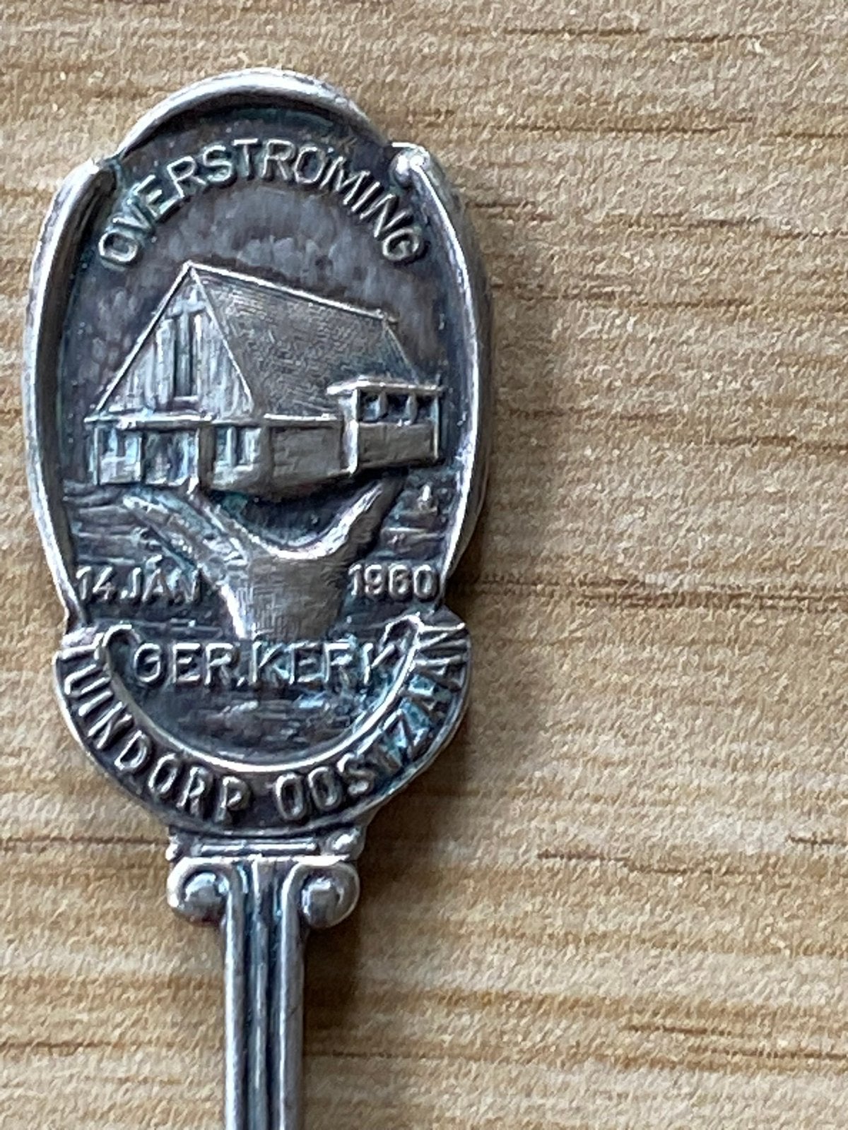 Lepeltje overstroming Tuindorp Oostzaan, Ophalen of Verzenden