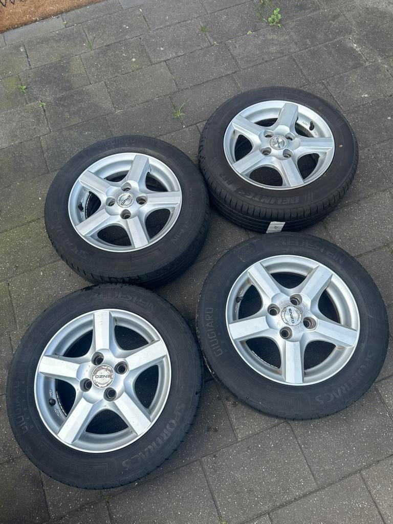 velgen met banden 14 inch, Ophalen, 14 inch, Gebruikt, 185 mm