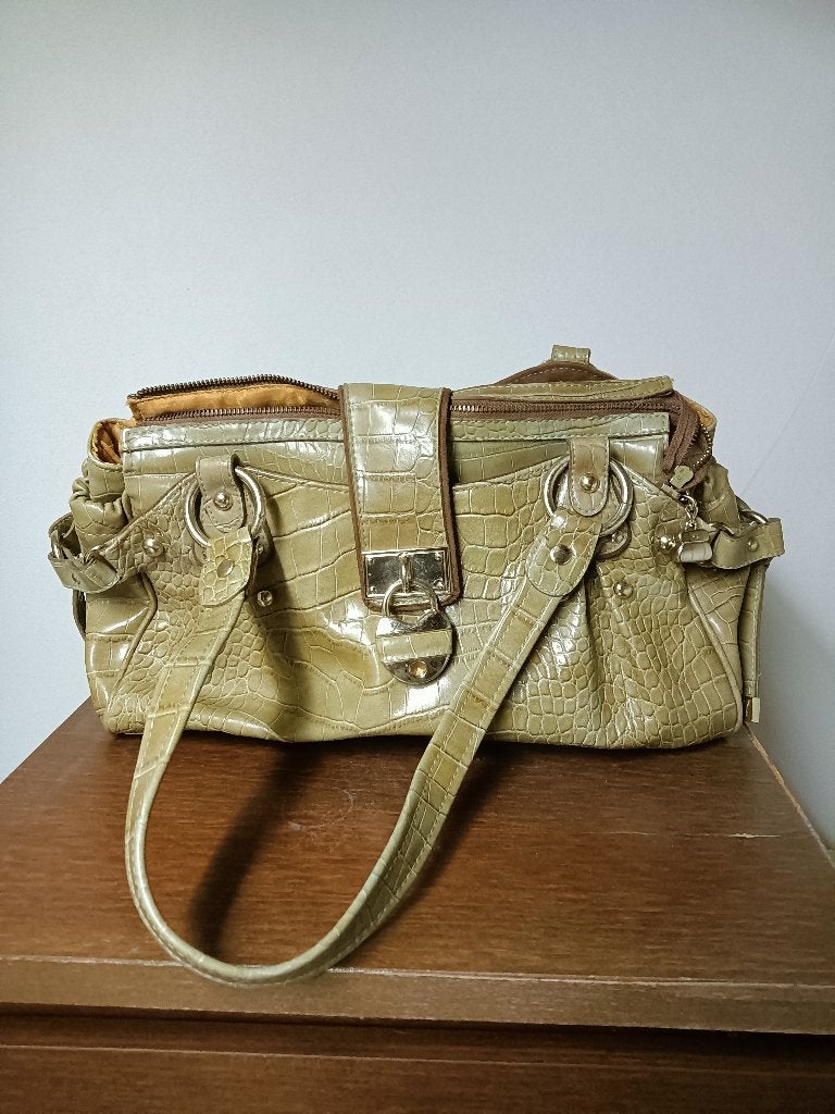 Handtas Kathy van Zeeland, Ophalen of Verzenden, Gebruikt, Beige, Handtas